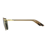 Bex Sunglasses, Demi OTG, Gold Frame, Forest Green Lens