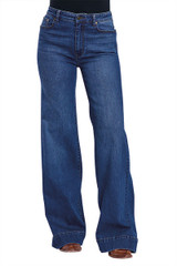 Women's Tin Haul Jeans, Claire, Dark Wash, Wide Leg
