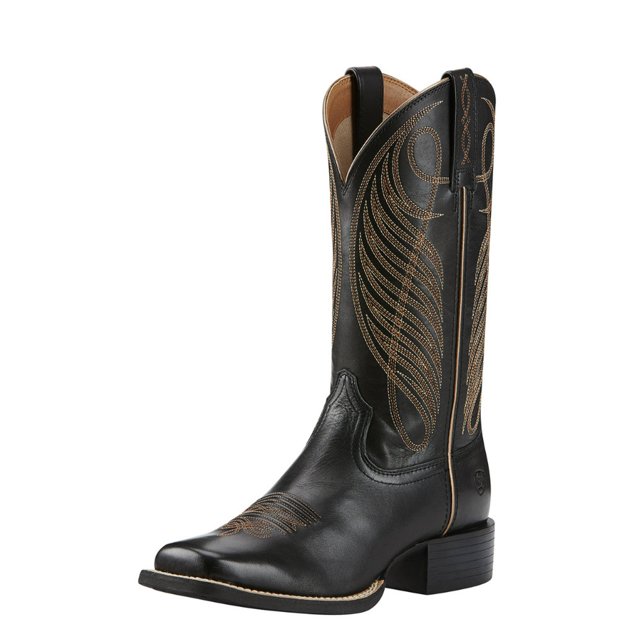 ariat women's black square toe boots