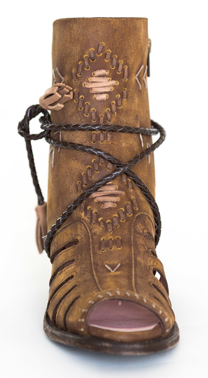 Women's Miss Macie Boot, 'Singing Brook' Open Toe - Chick Elms