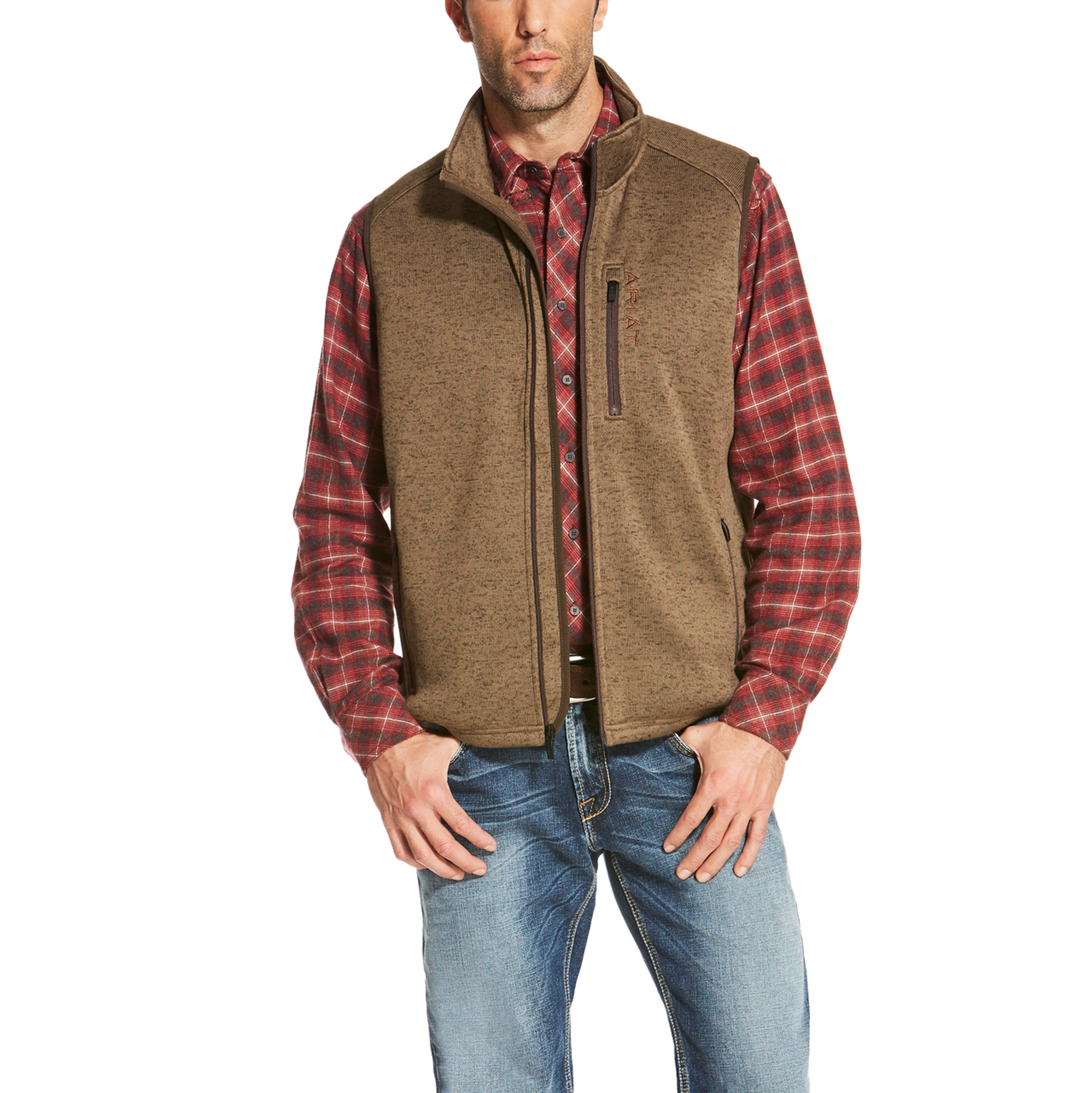 ariat fleece vest