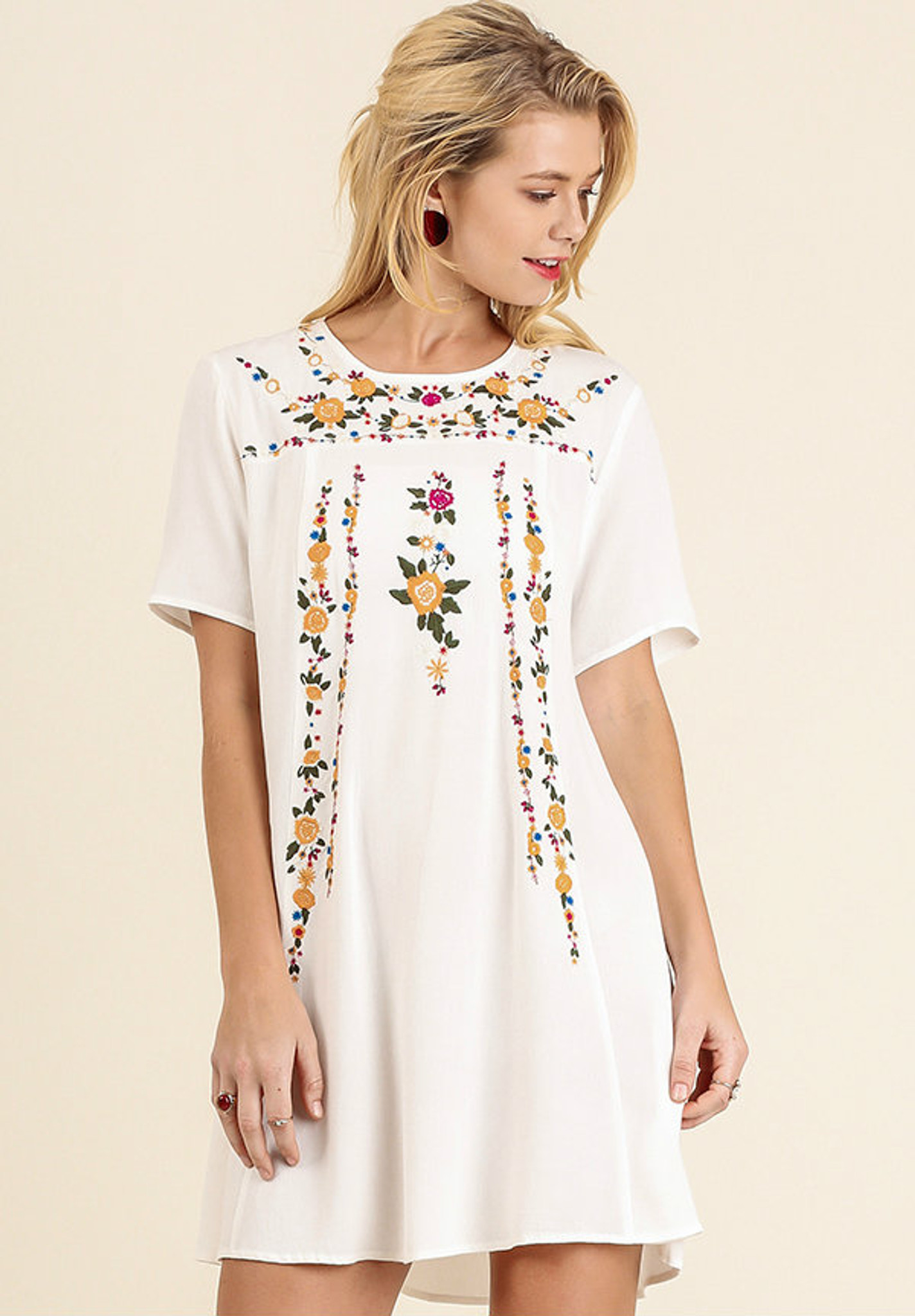 umgee embroidered dress