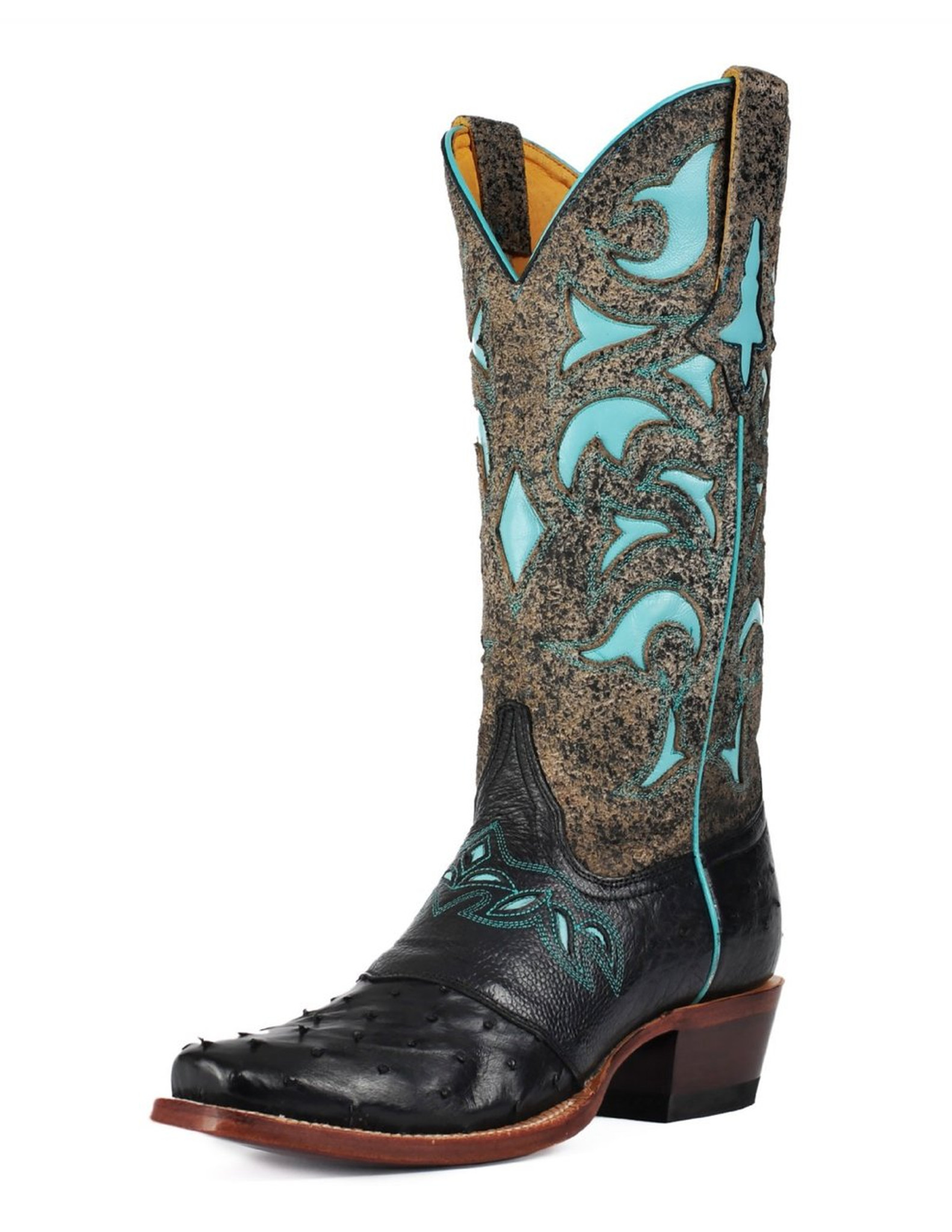 cinch ostrich boots