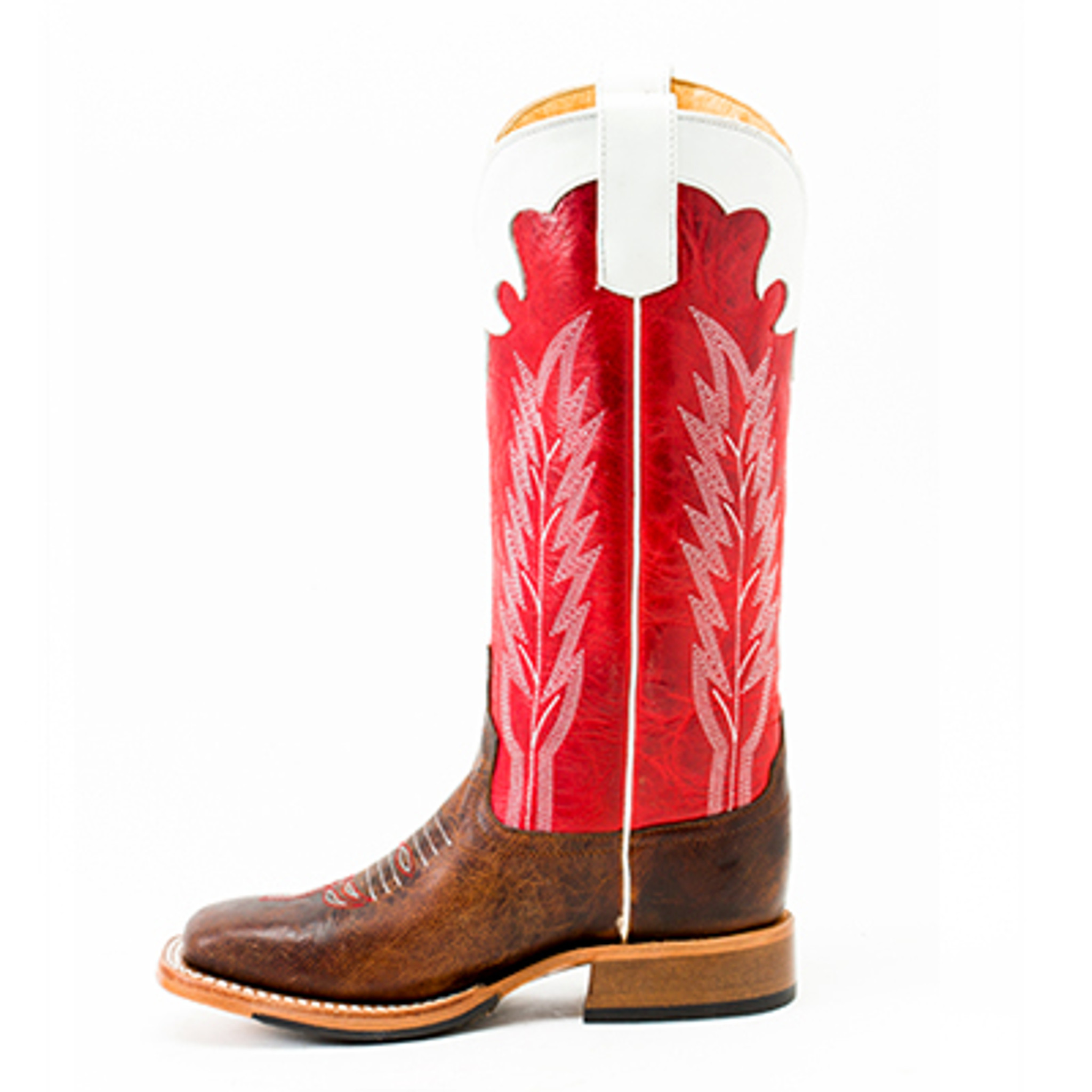 Kids Anderson Bean Boot, Brown Vamp with Tall Red Shaft