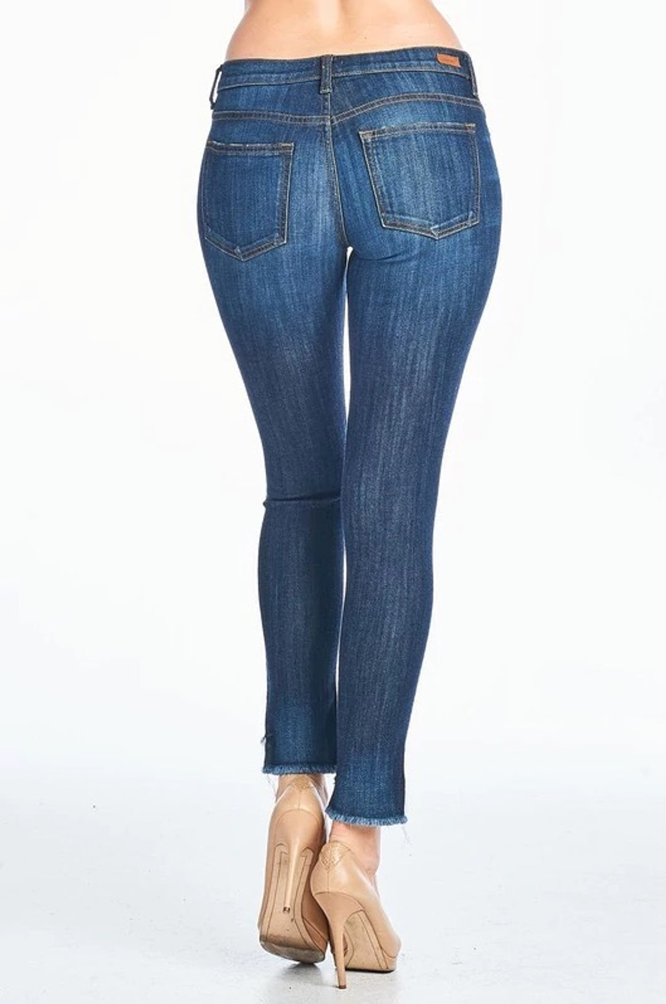 sneak peek jeans mid rise