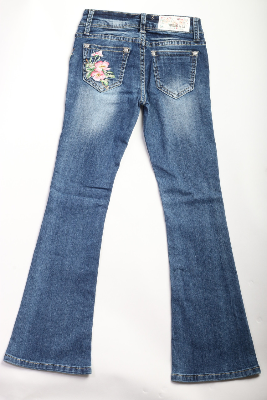 Girls Grace In LA Jean, Bootcut, Pink 