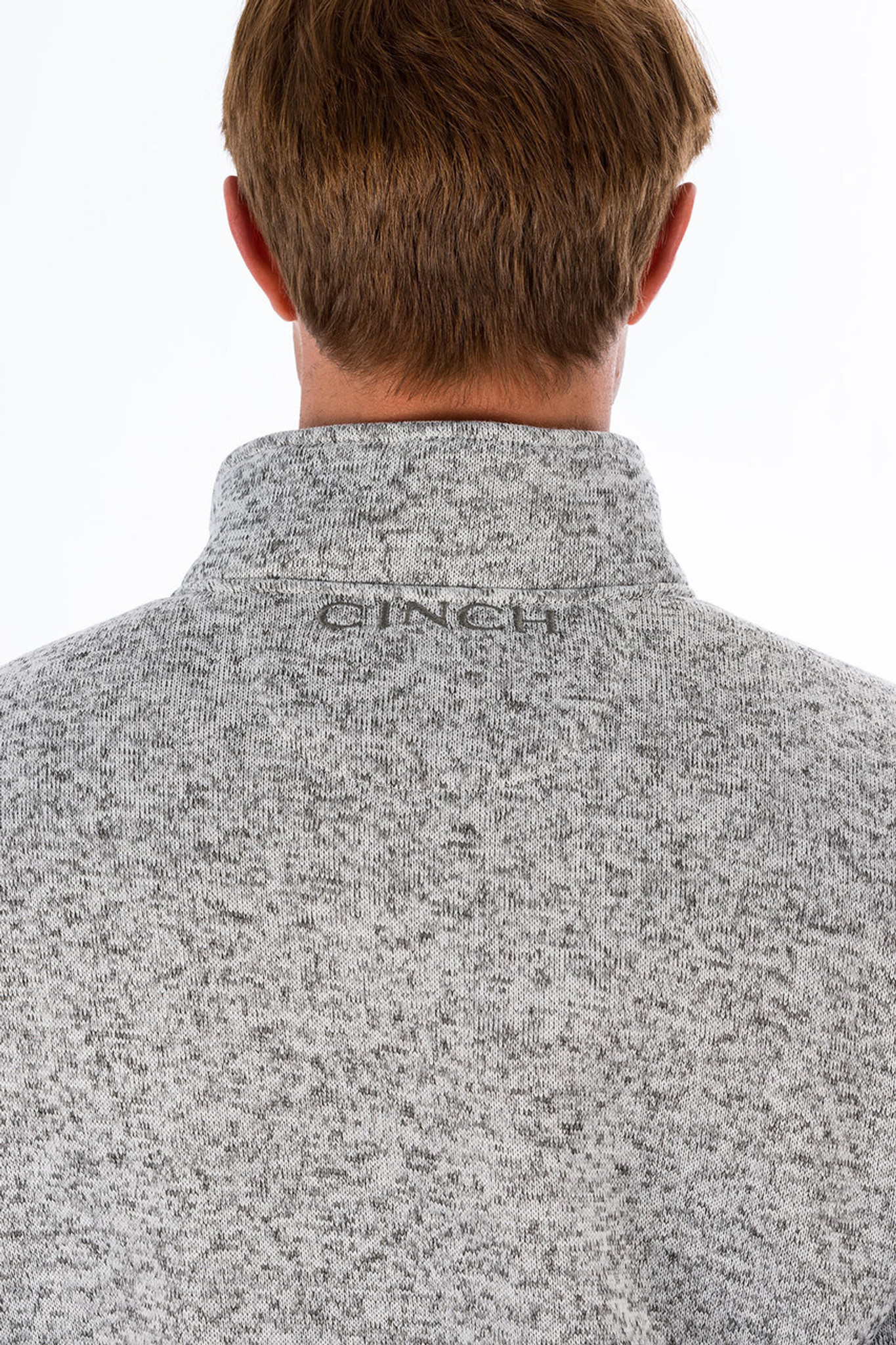 Men's Cinch Pullover, Heathered Gray, 1/4 Zip - Chick Elms Grand Entry ...