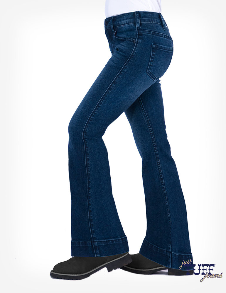 Girls Cowgirl Tuff Jean, Trouser, Dark 