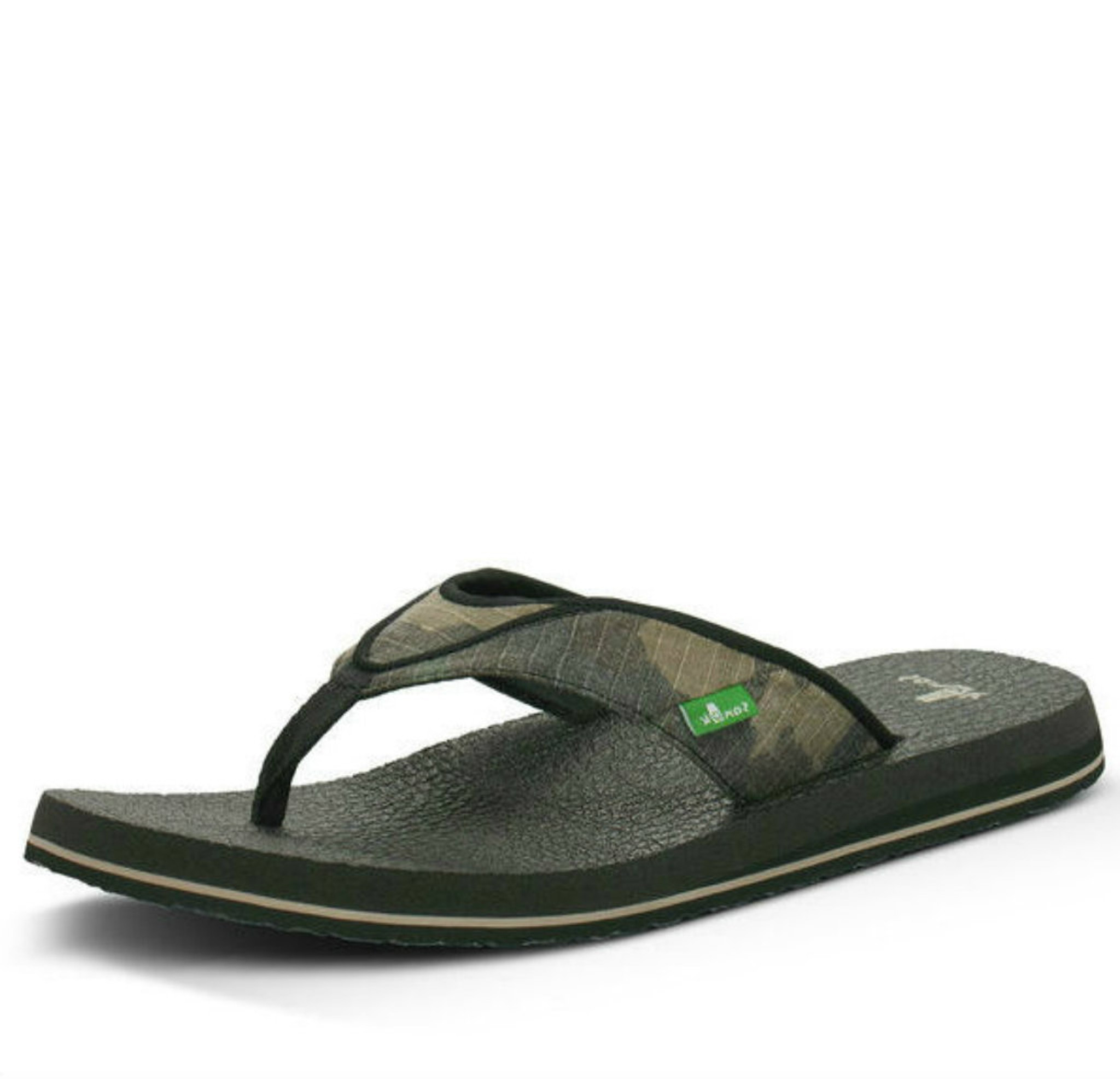 sanuk camo flip flops