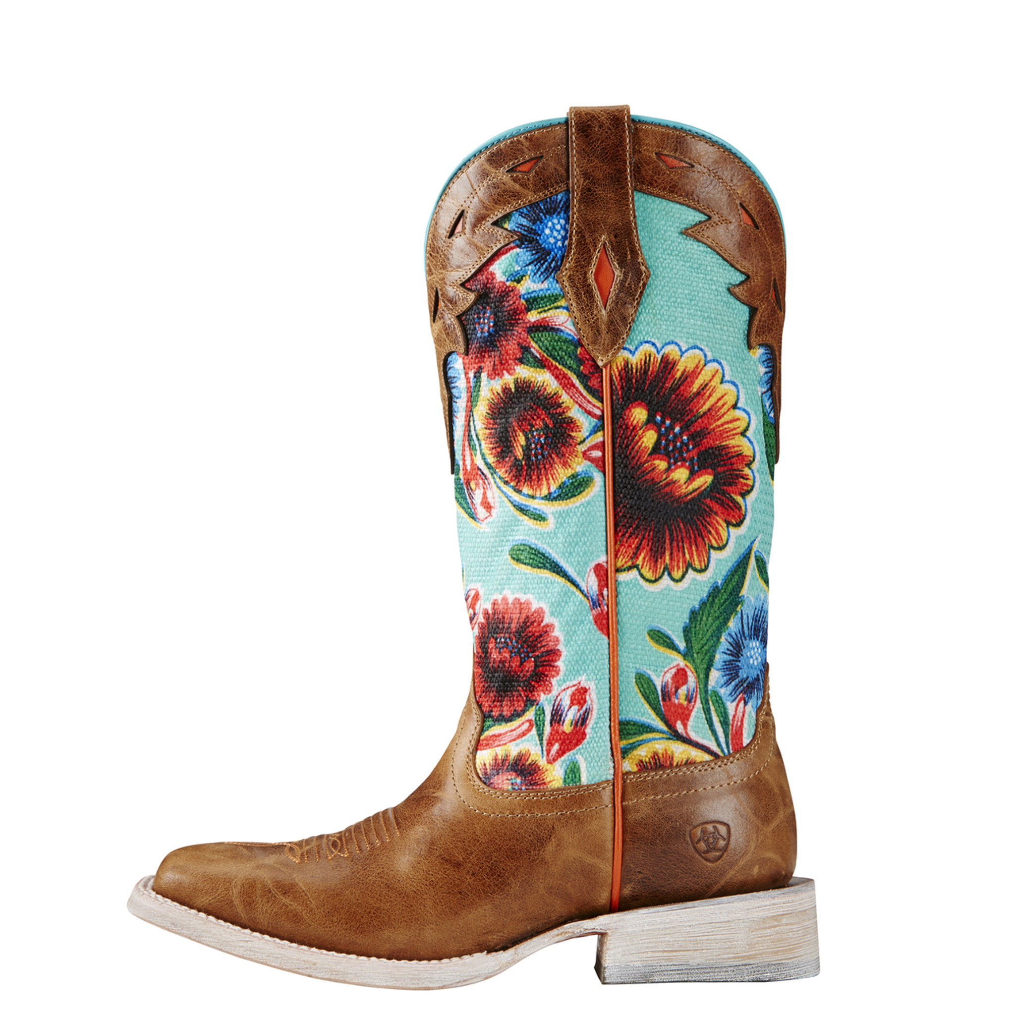 ariat boots with flowers