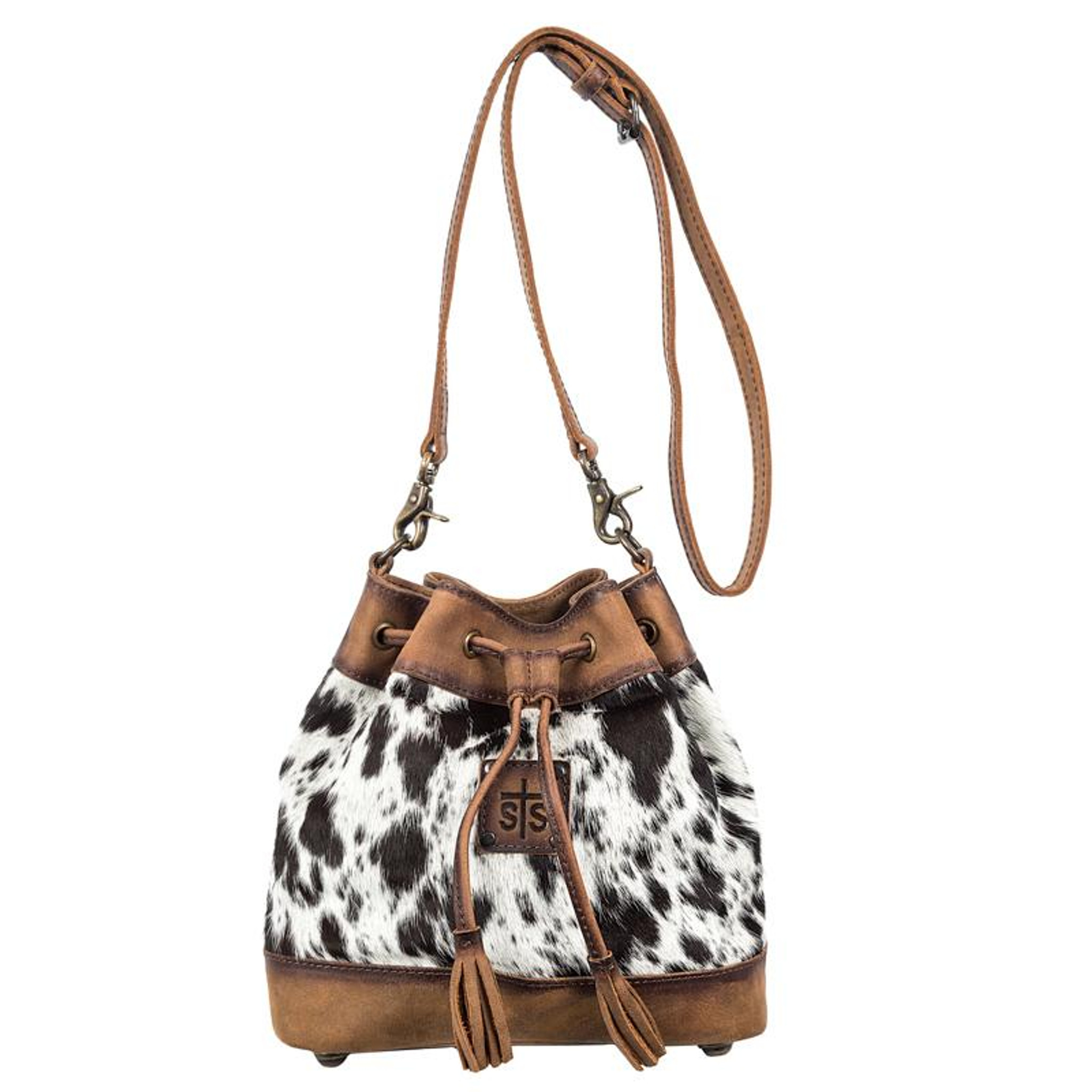 Women S Sts Purse Cowhide Bucket Chick Elms Grand Entry