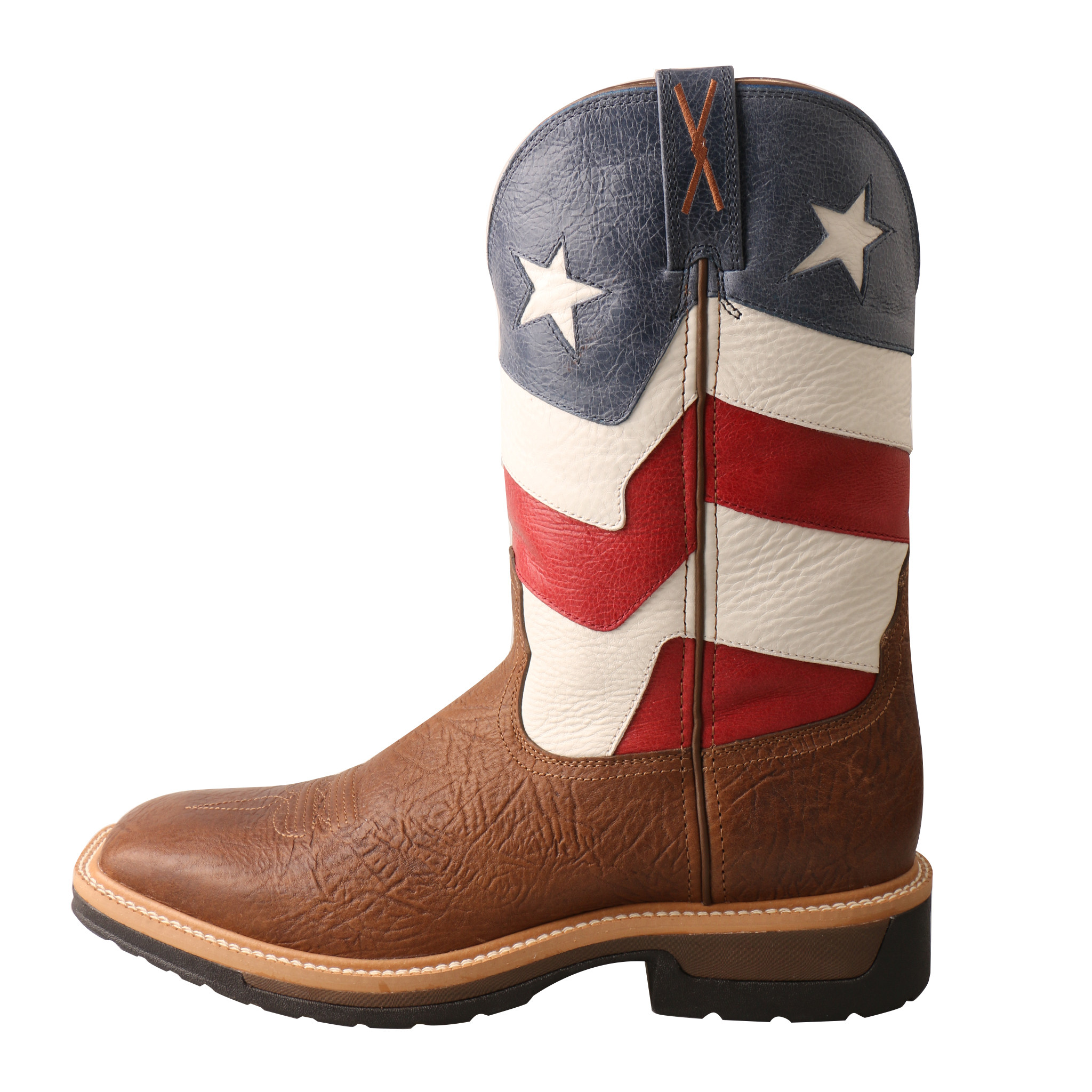 Men's Twisted X Work Boot, VFW Flag 