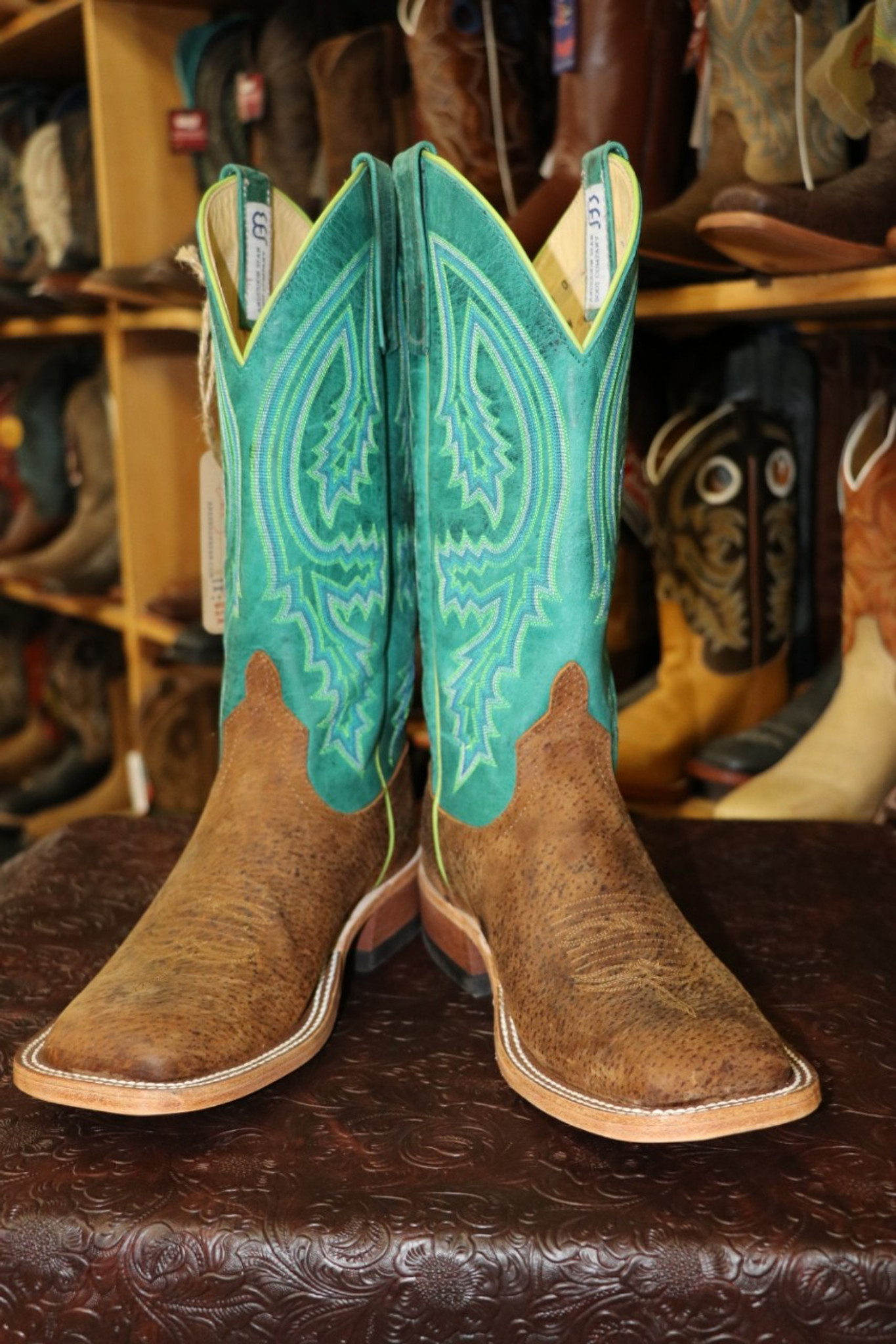 anderson bean turquoise boots