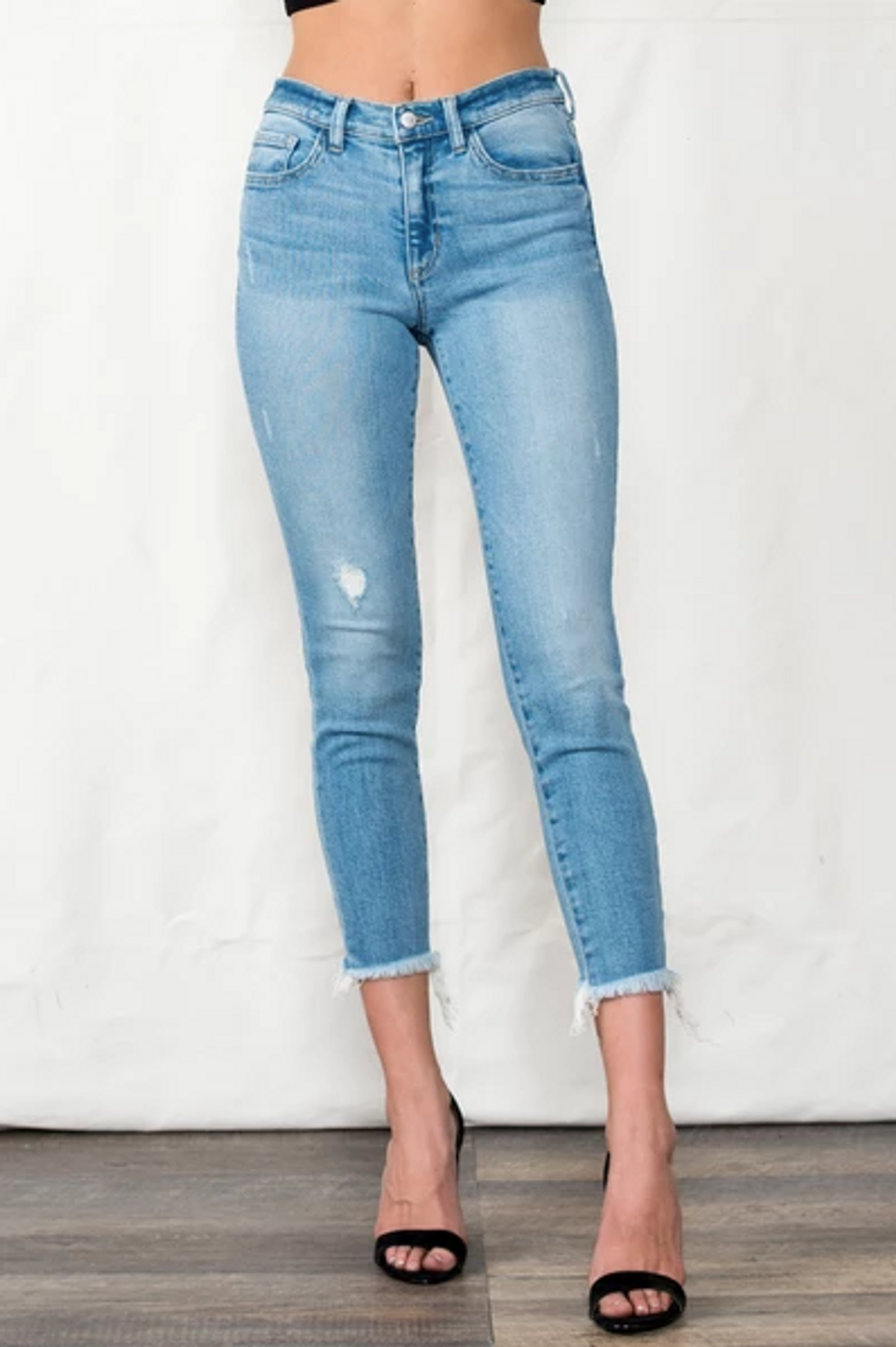 sneak peek jeans mid rise