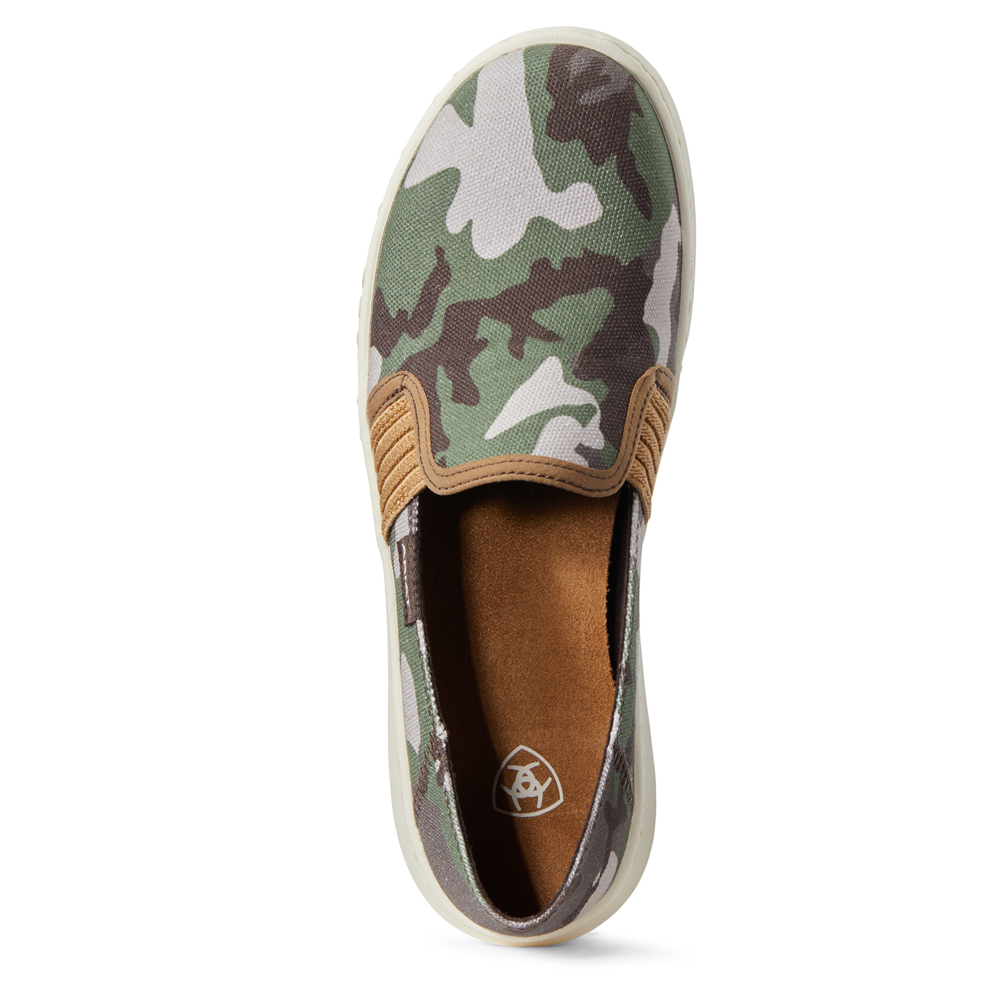 Women's Ariat Shoe, Ryder, Camo Slip On - Chick Elms Grand Entry ...