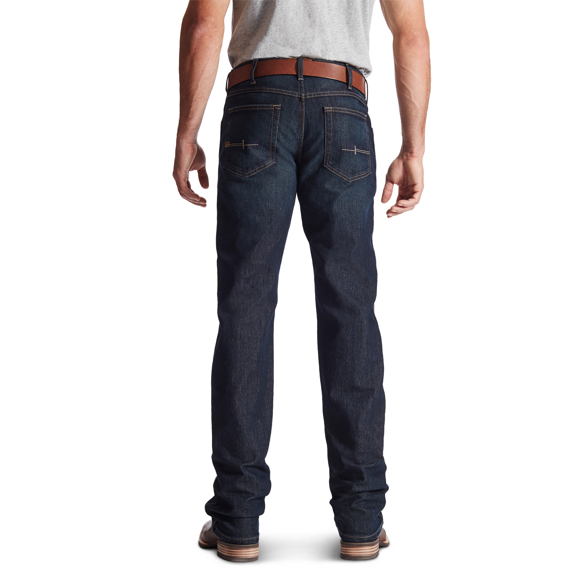 Men's Ariat Jeans, Rebar M5, Slim Fit, Striaght Leg, Blackstone - Chick ...