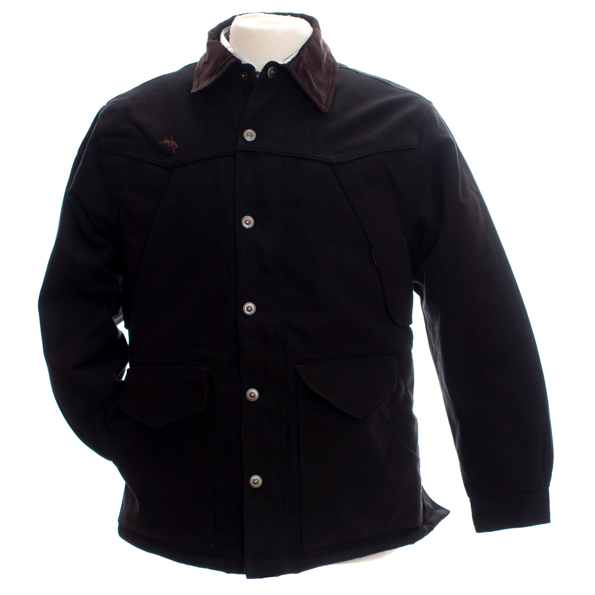 Men's Wyoming Traders Jacket, Ranch Canvas Black