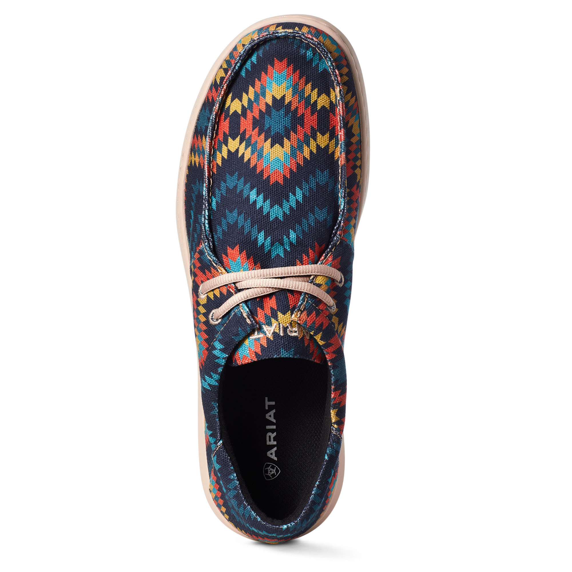 Men's Ariat Shoes, Hilo, Blue and Orange Aztec Chick Elms Grand Entry