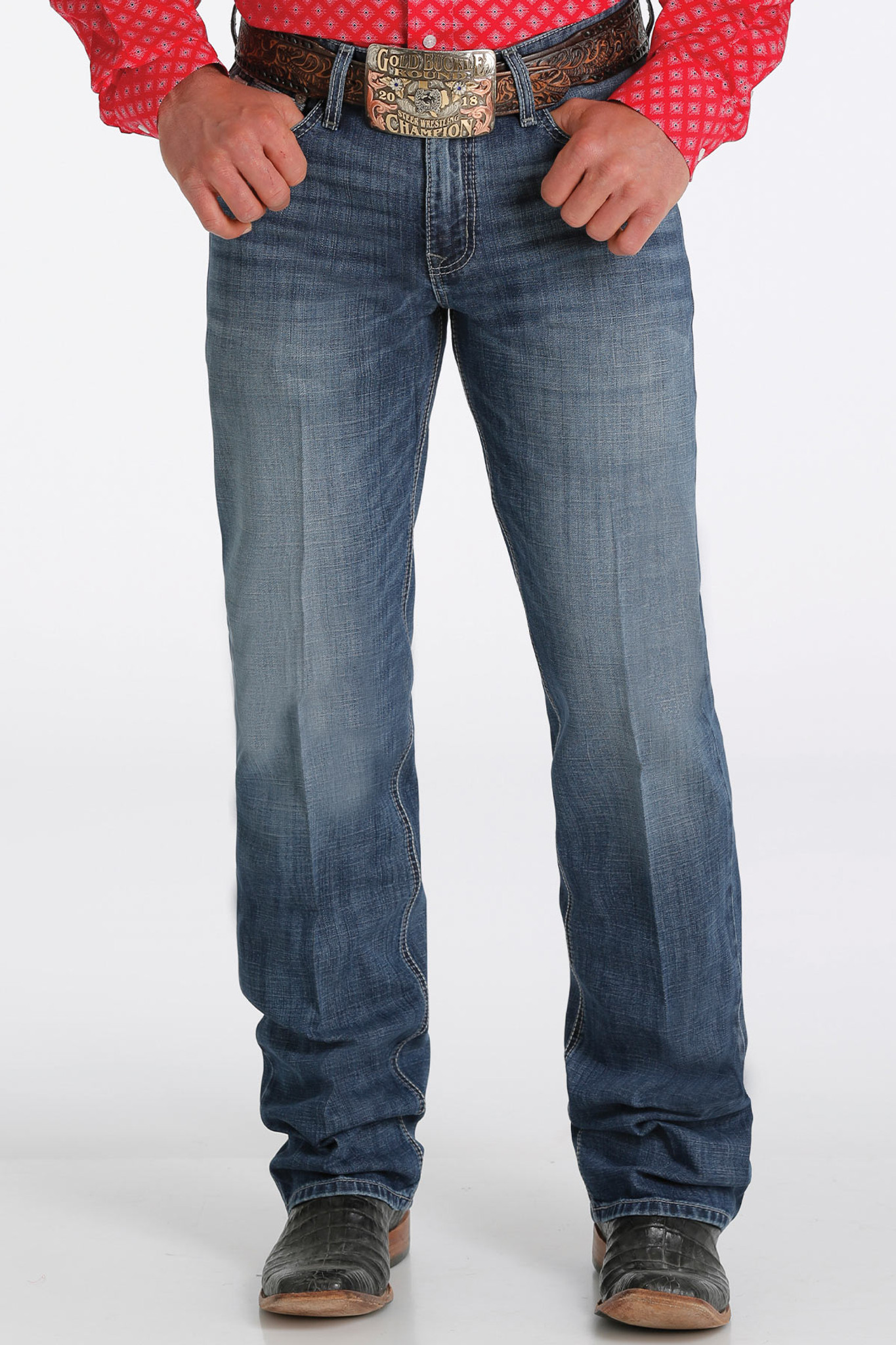 Men's Cinch Jeans, Grant, Mid Rise, Relaxed, Boot Cut, ArenaFlex