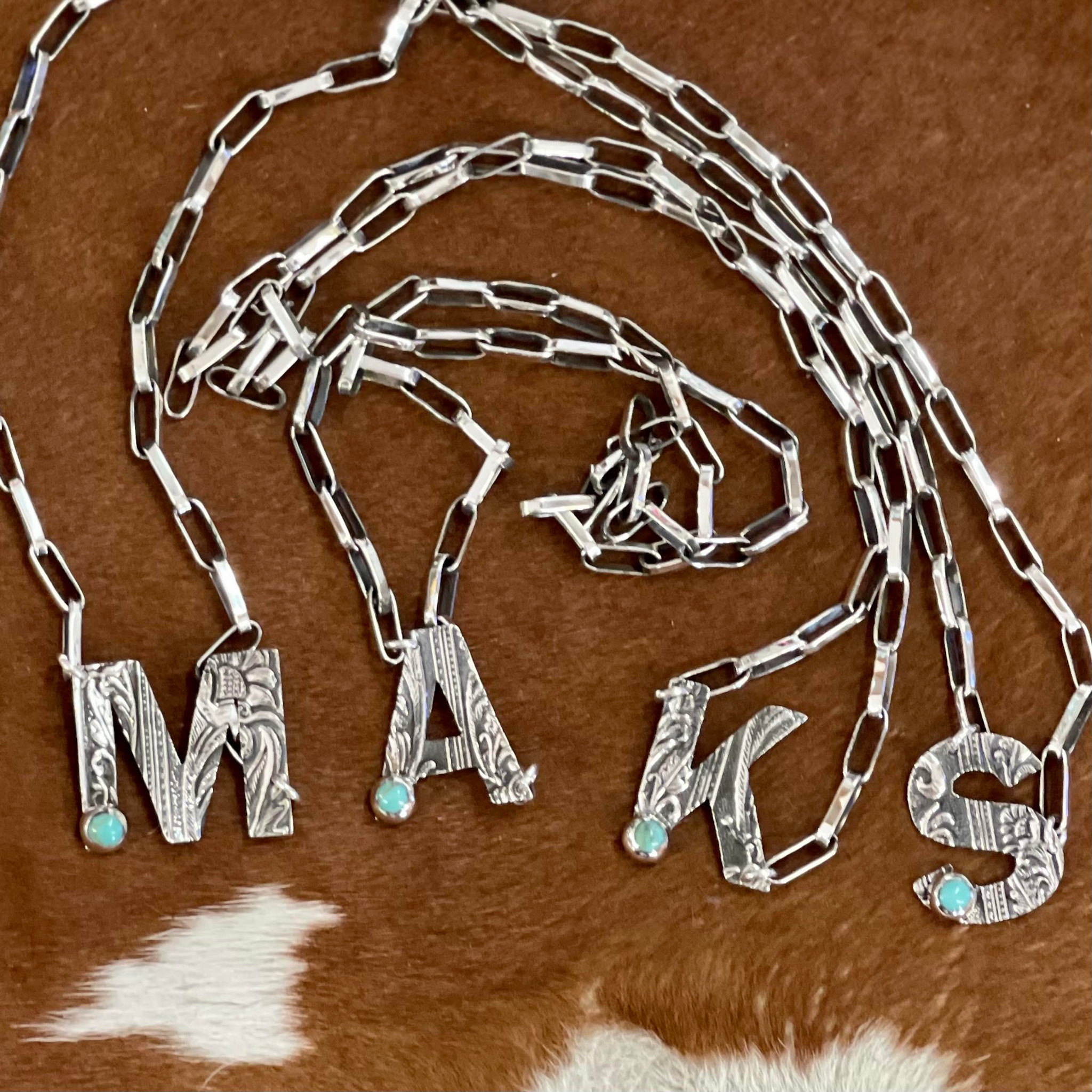 Attached Letters Necklace