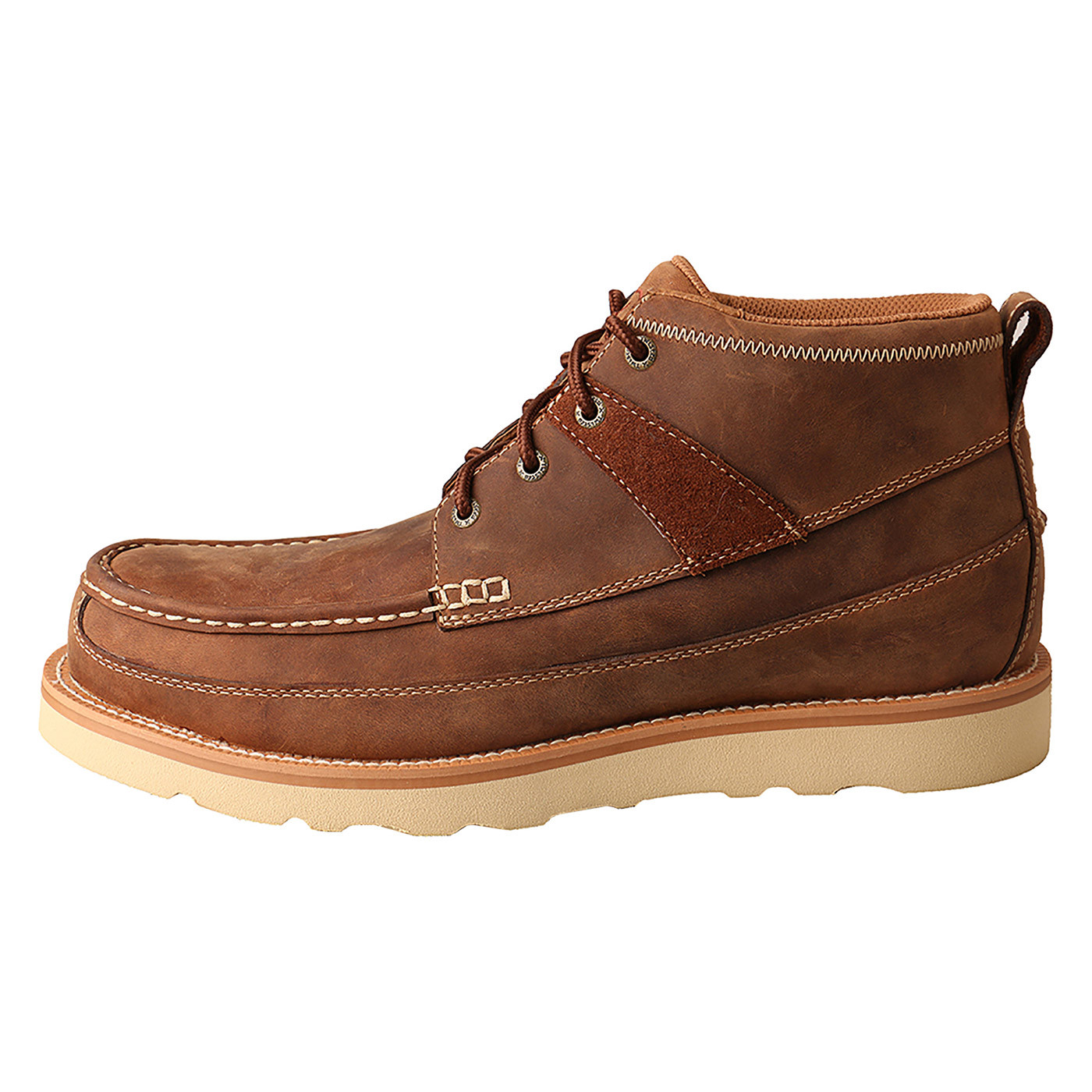 靴 saidosutepu Men's Twisted X Shoe, High Top Brown, Lace Up, Crepe Sole - Chick