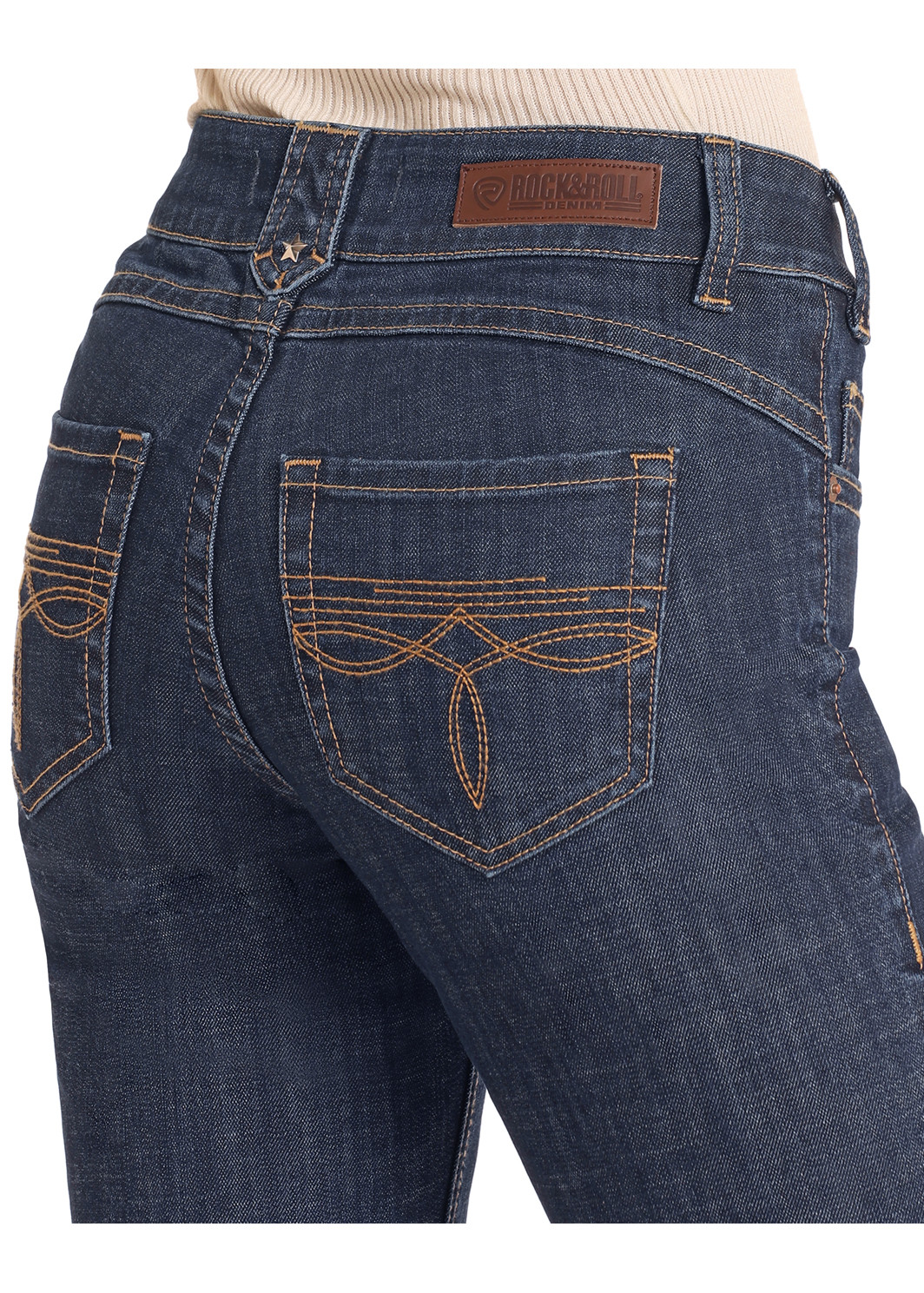 Rock & Roll Women’s Riding Jeans Mid-Rise Vintage