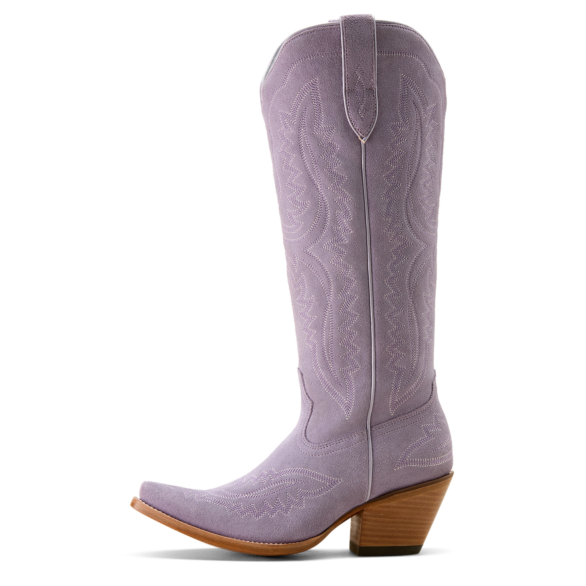Women's Ariat Boot, Casanova, Misty Lavender Suede - Chick Elms