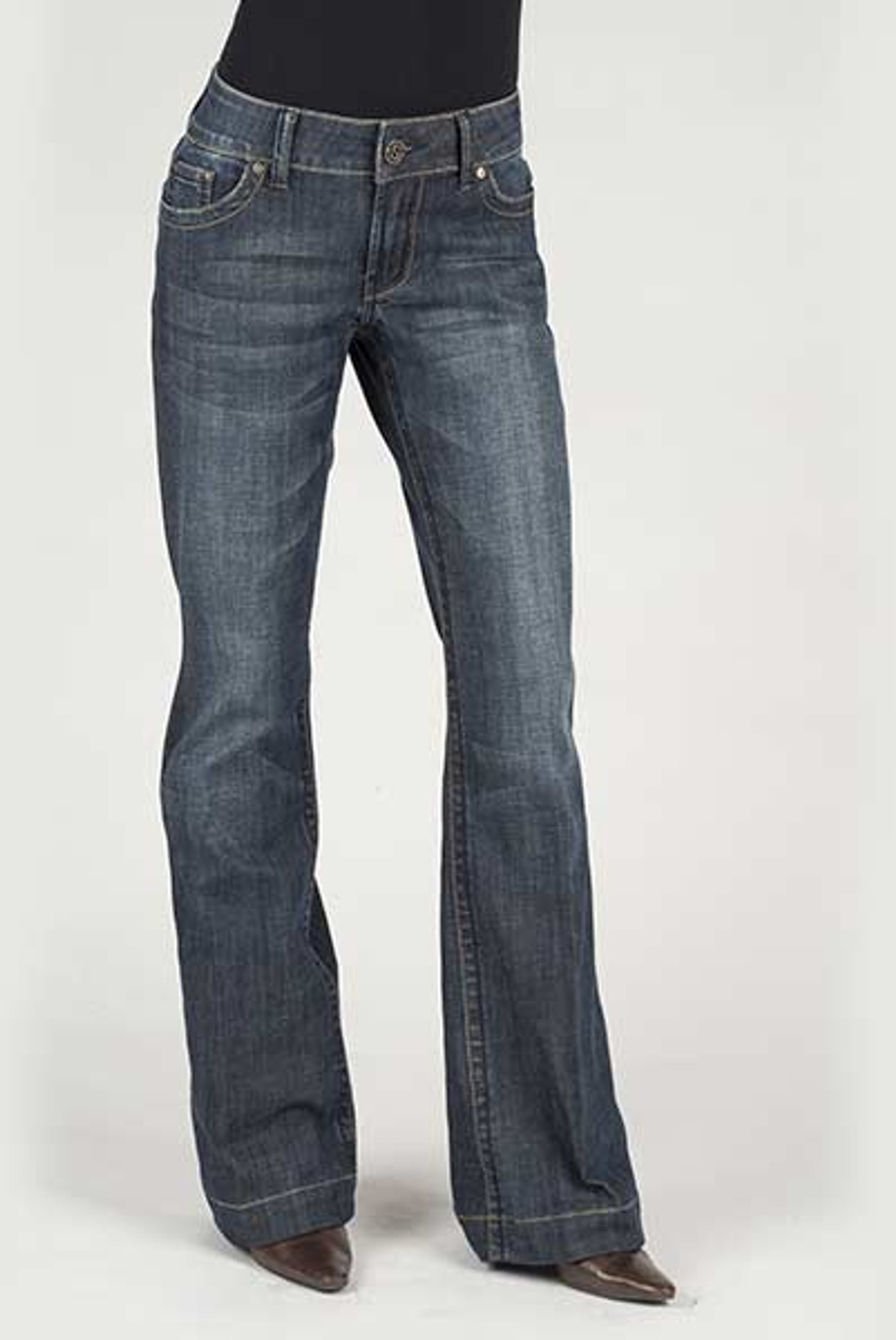 Women's Stetson Jeans, High Rise Flare, Plain Pocket, Medium Wash - Chick  Elms Grand Entry Western Store and Rodeo Shop