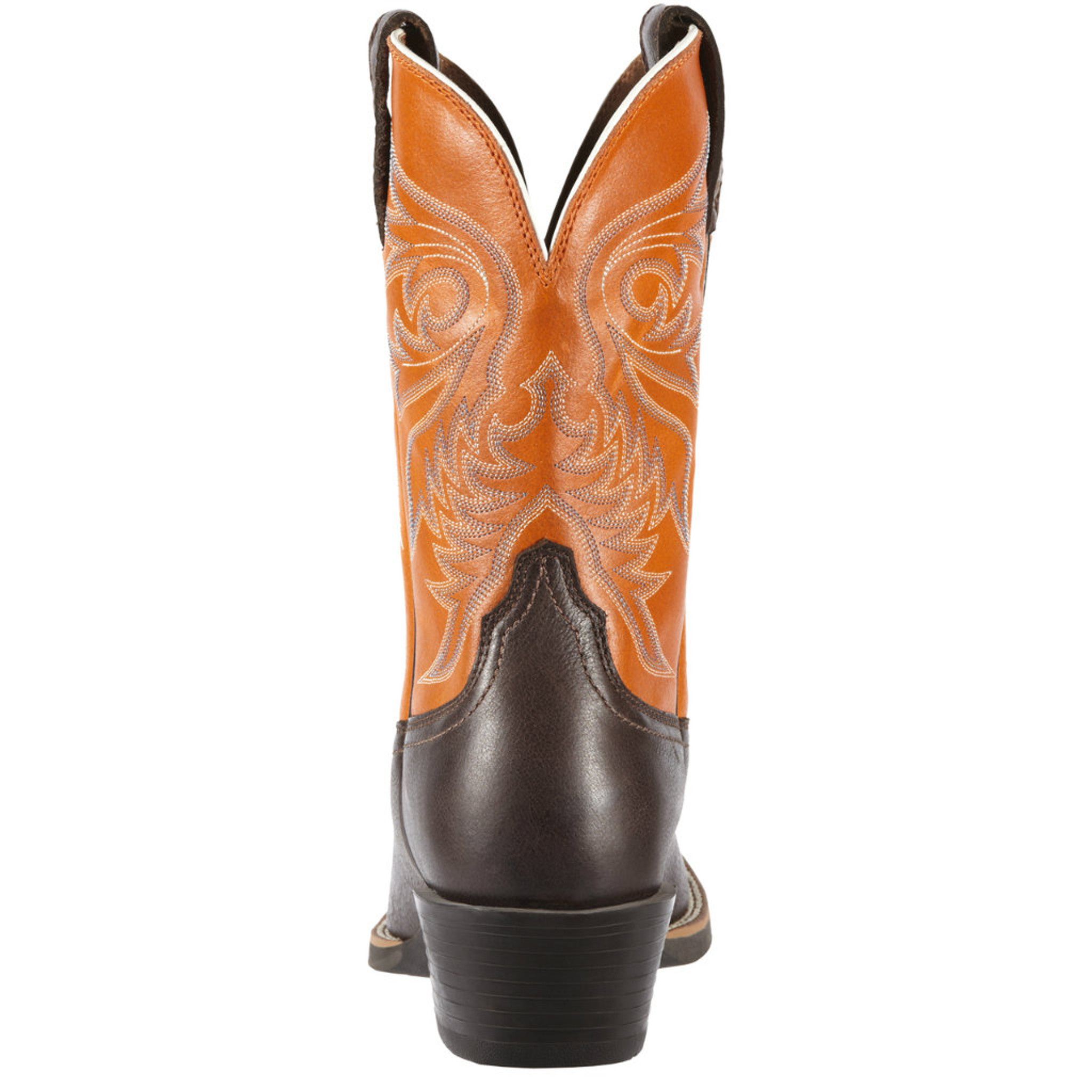 orange ariat boots