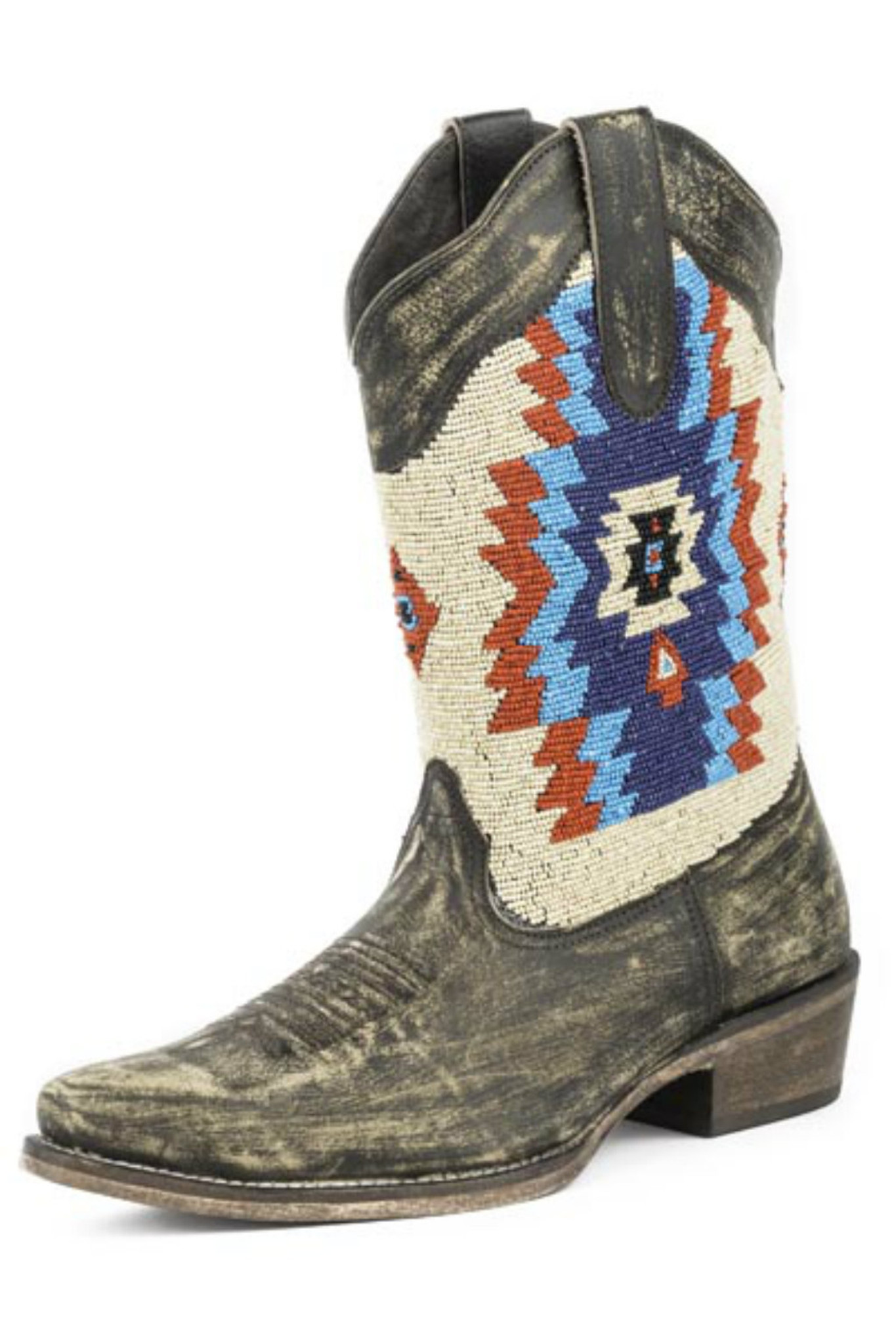 beaded cowboy boots