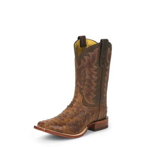 Vintage Tony Lama Western Ostrich Cowboy Boots Exotic Leather Men\'s Size 8D Tony Lama Exotic Ostrich Leg Cowboy Boots 9 D 75th  main image 2