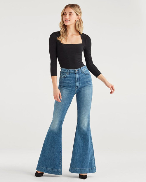 Women's 7FAMK Jean, Alpine Mega Flare 