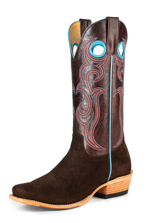 Women's Macie Bean Boots, Top Hand Chocolate Suede Chick Elms Grand