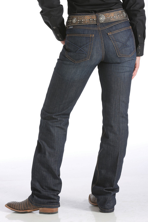 Women's Cinch Jeans, Jenna, Boot Cut, Performance Rise, Dark Rinse ...