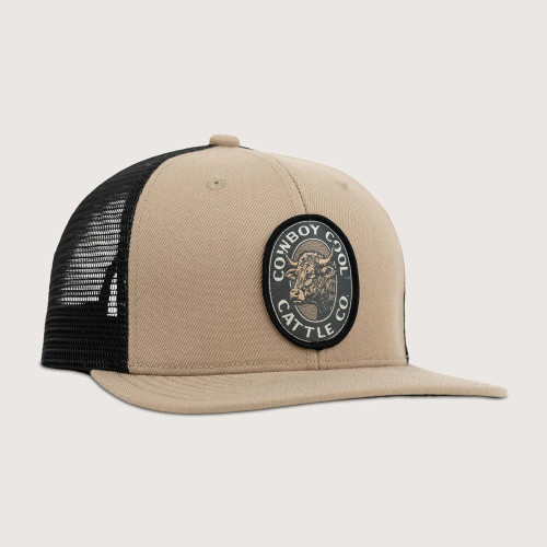 Cowboy Cool Cap, Cattle Company, Khaki & Black - Chick Elms Grand Entry ...