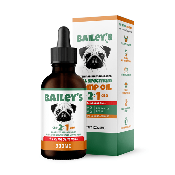 Bailey's Pet Full Spectrum Oil For Dogs 2:1 Product Front
