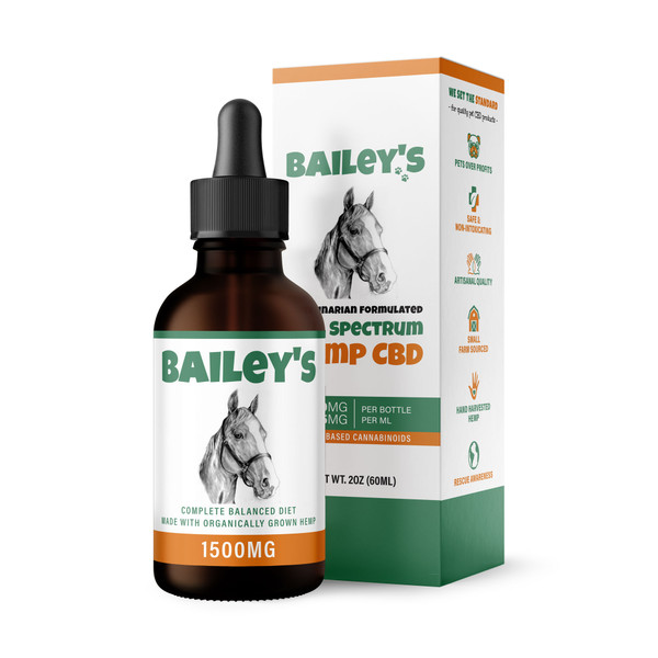 Bailey's Full Spectrum Oil for Horses 1500mg Product Front