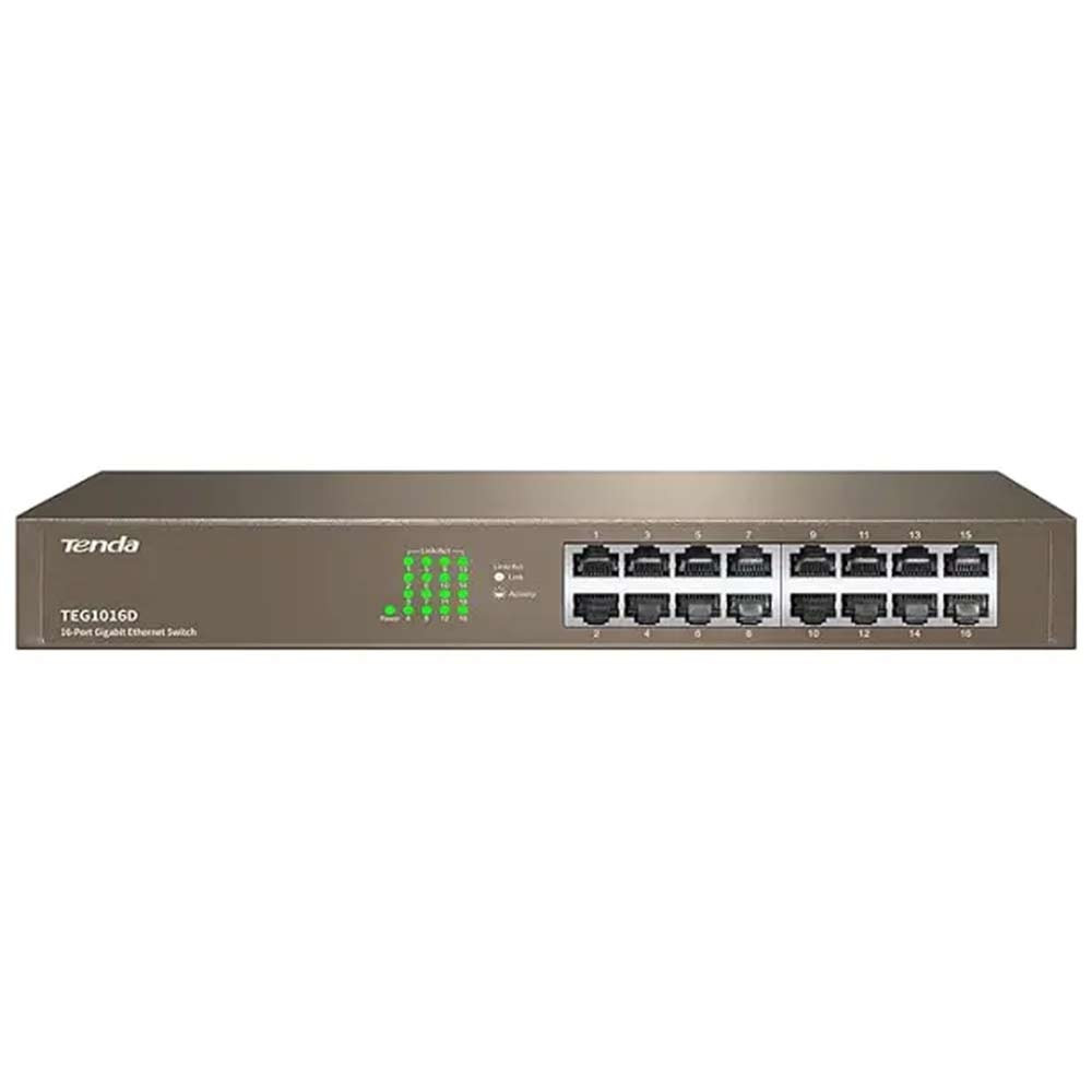 Tenda TEG1016D 16-Port Unmanaged Gigabit Ethernet desktop