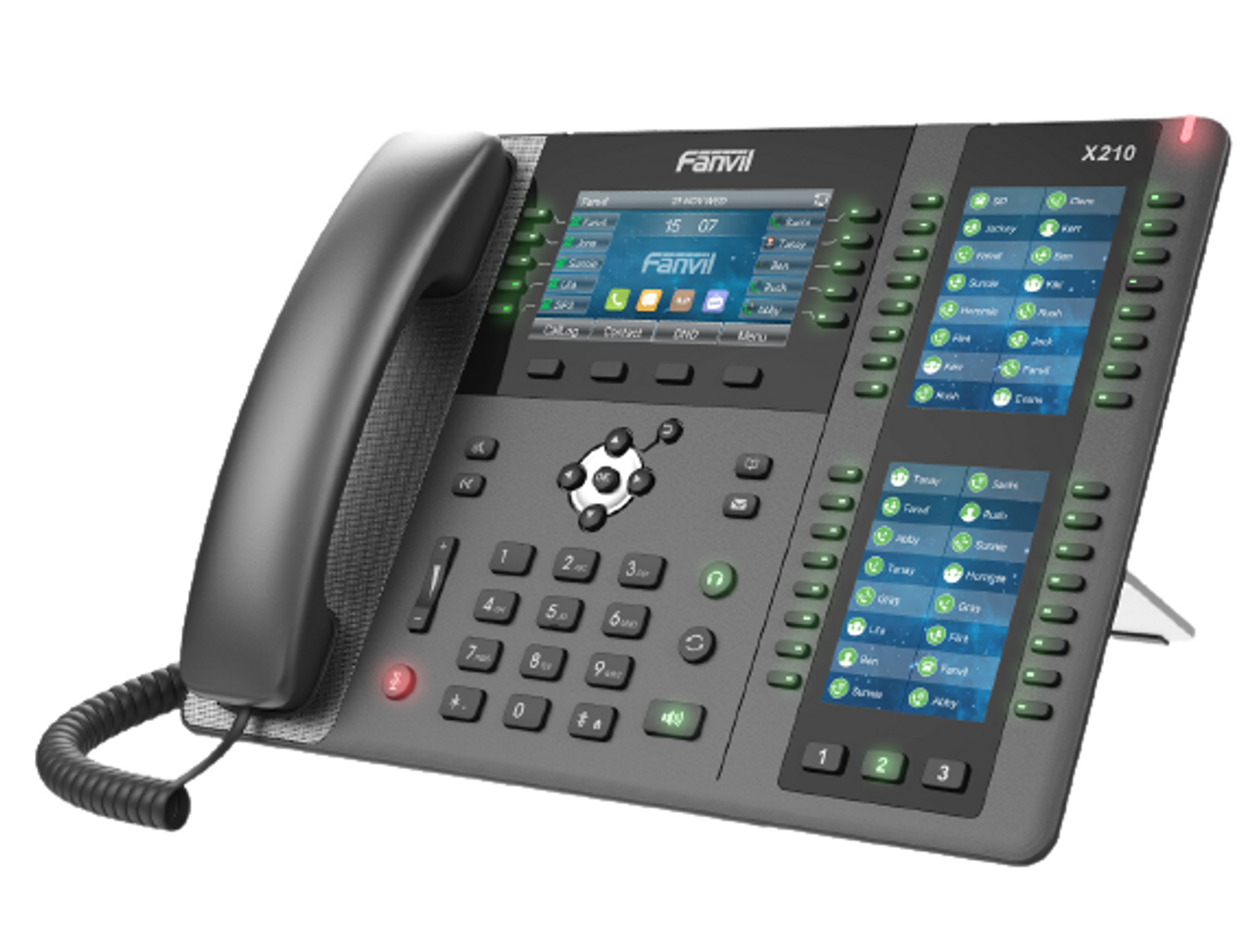 Fanvil High-end Enterprise IP Phone 20 SIP Lines LCDs (Main DSS)  Bluetooth Gigabit