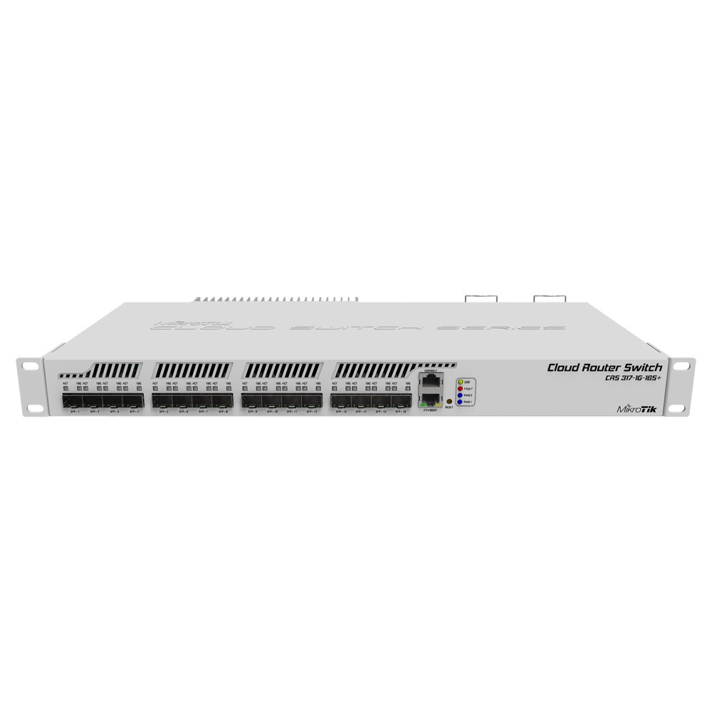 Mikrotik Cloud Router Manageable Switch Layer3, 16 SFP+ ports 10GbE ...