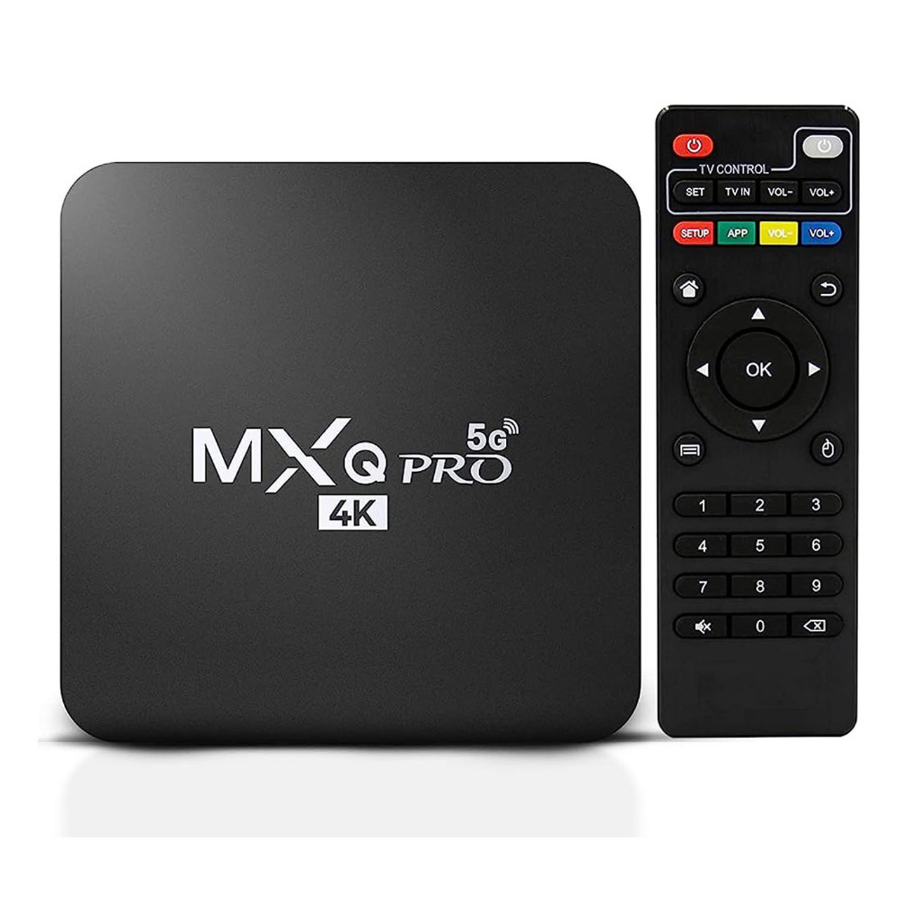 Android IPTV Box Receiver AC Wifi MXQ Pro 4K 5G 16GB Ram and 256GB HD