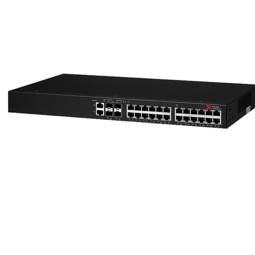 Switch right ブラック Brocade Ruckus Switch ICX6450-24