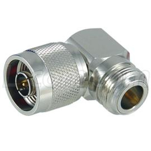 L-Com AXA-NMNF90 Coaxial Adapter, Compact Type N-Male / Female Right Angle