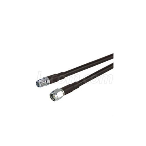 L-com CA-RSPRSJA004 4 ft RP-SMA Plug-to-Jack 50-Ohm 195-Series Low-Loss Coaxial Extension Cable