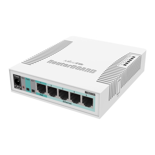 Mikrotik Smart Switch RB260GS 5x Gigabit Ethernet