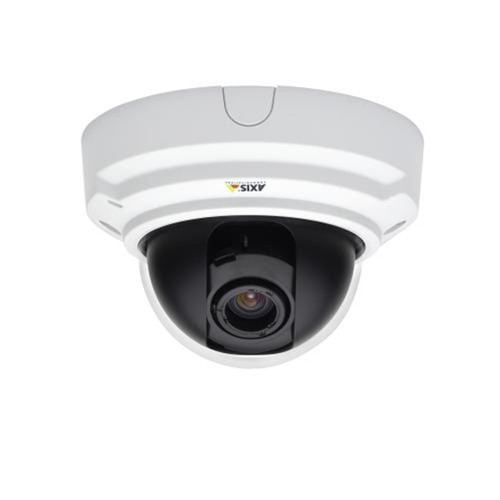 Axis 0466-001 P33 Indoor Dome Network Camera 5 MP WDR Lightfinder PoE Remote Focus