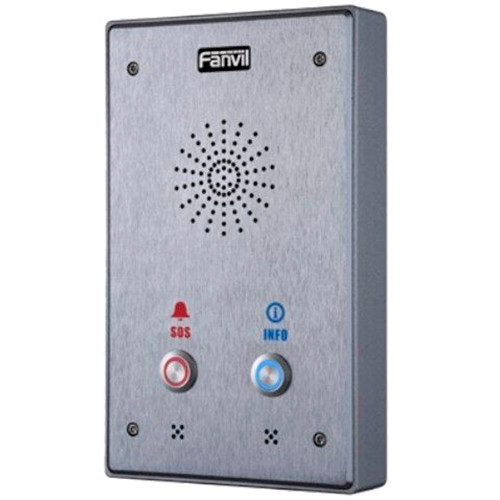 Fanvil SIP Audio Intercom two input short circuit for door phone button and emergency button