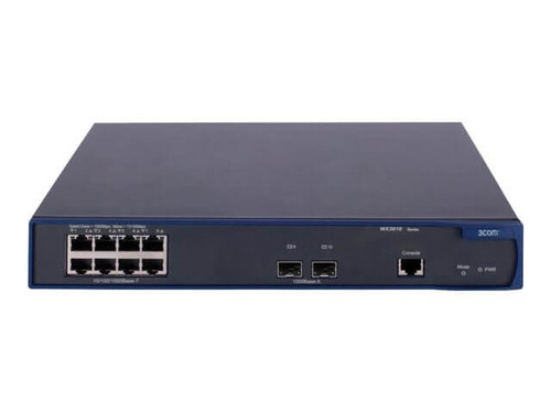HP A3000-10G-PoE+ Wireless Switch - Switch - L3 - managed - 8 x 10/100/1000 + 2 x SFP