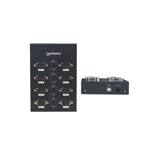 Intellinet Network (151054) Connects Up to 8 Serial Devices to a USB Port