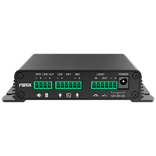 Fanvil PA2S SIP Paging Gateway with PoE, Intercom, Broadcast and Security I/O